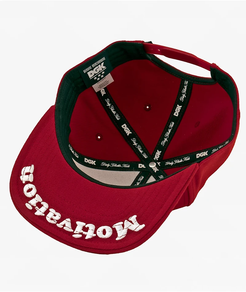 DGK I Love Haters Crimson Snapback Hat