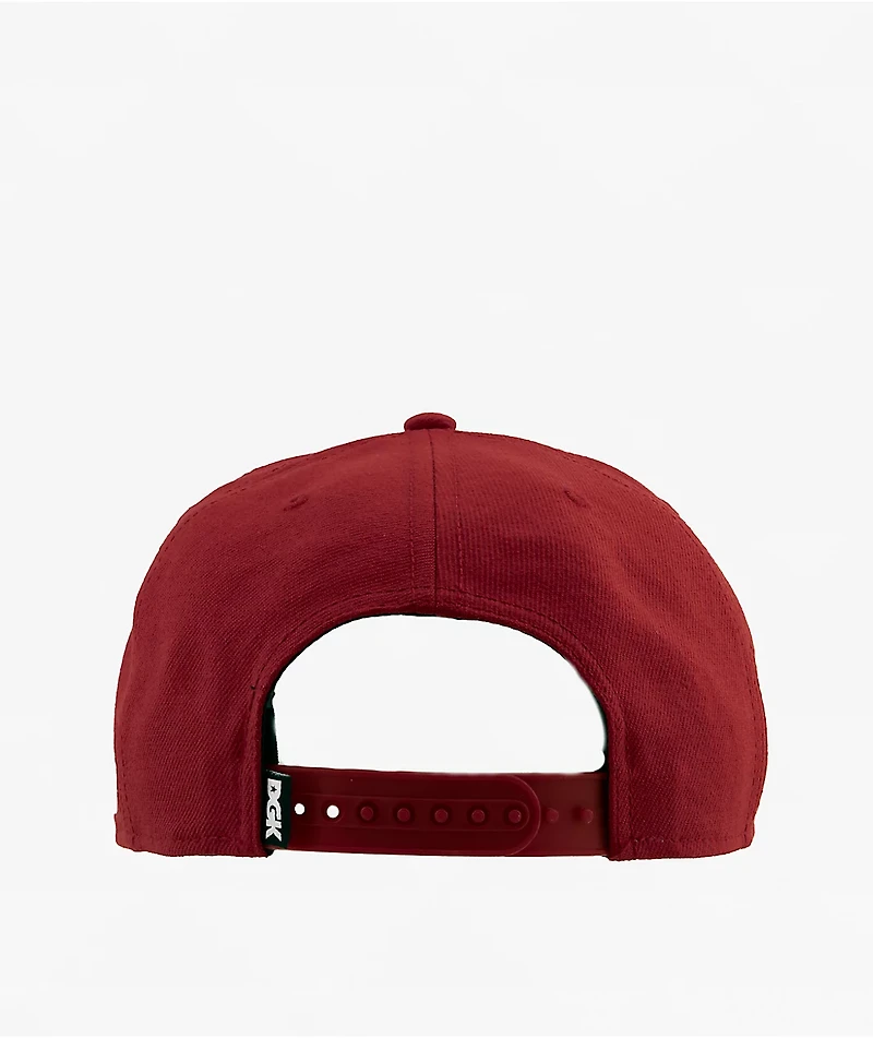 DGK I Love Haters Crimson Snapback Hat
