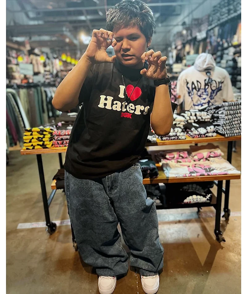 DGK I Love Haters Heavyweight Vintage Black T-Shirt