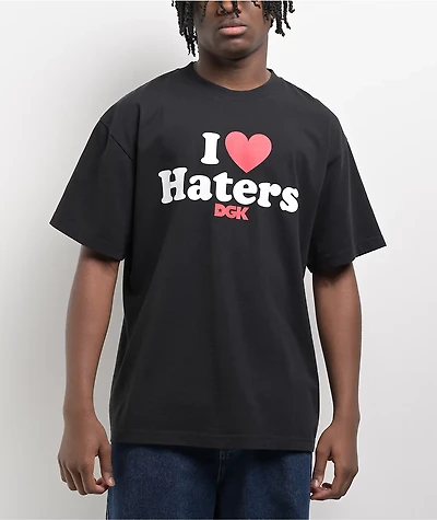 DGK I Love Haters Heavyweight Vintage Black T-Shirt