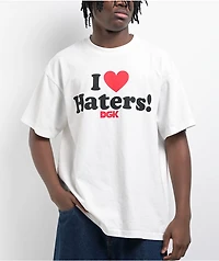 DGK I Love Haters Heavyweight White T-Shirt