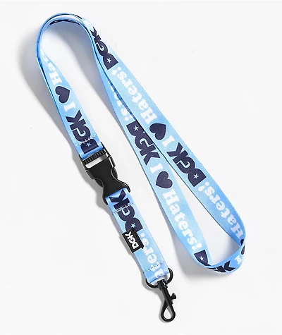 DGK I Love Haters Light Blue & Navy Lanyard