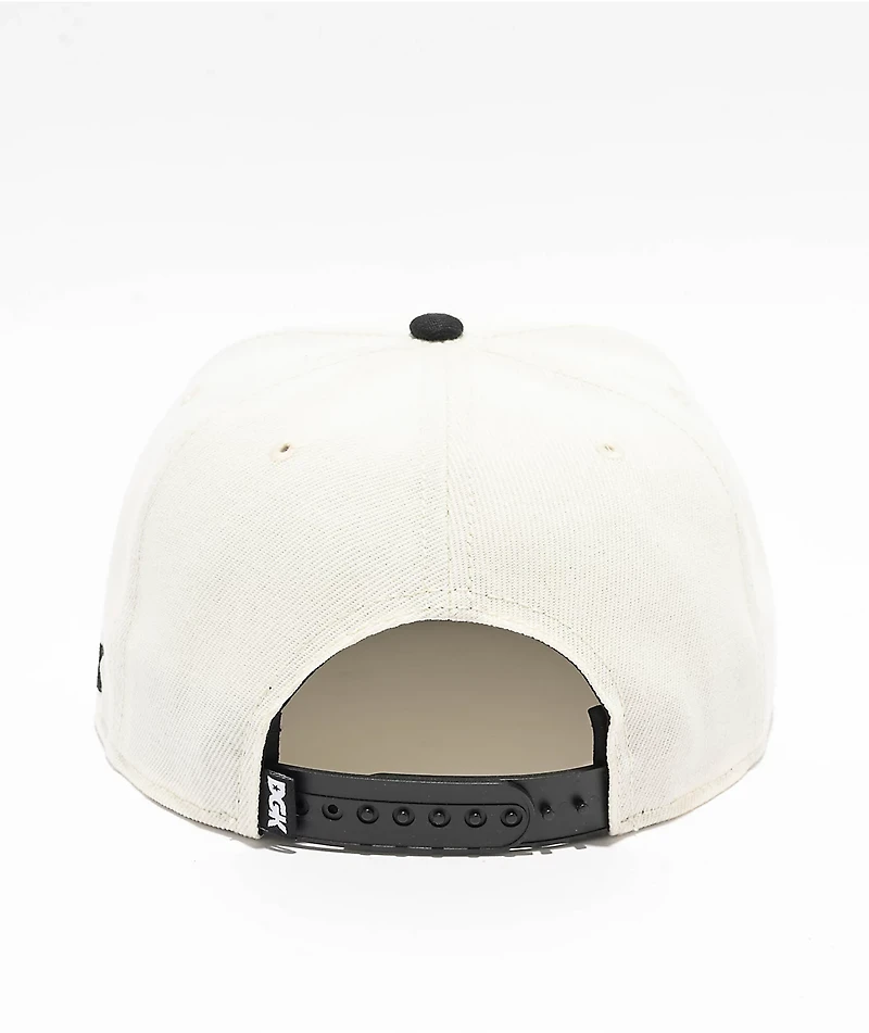DGK I Love Haters Sand & Black Snapback Hat