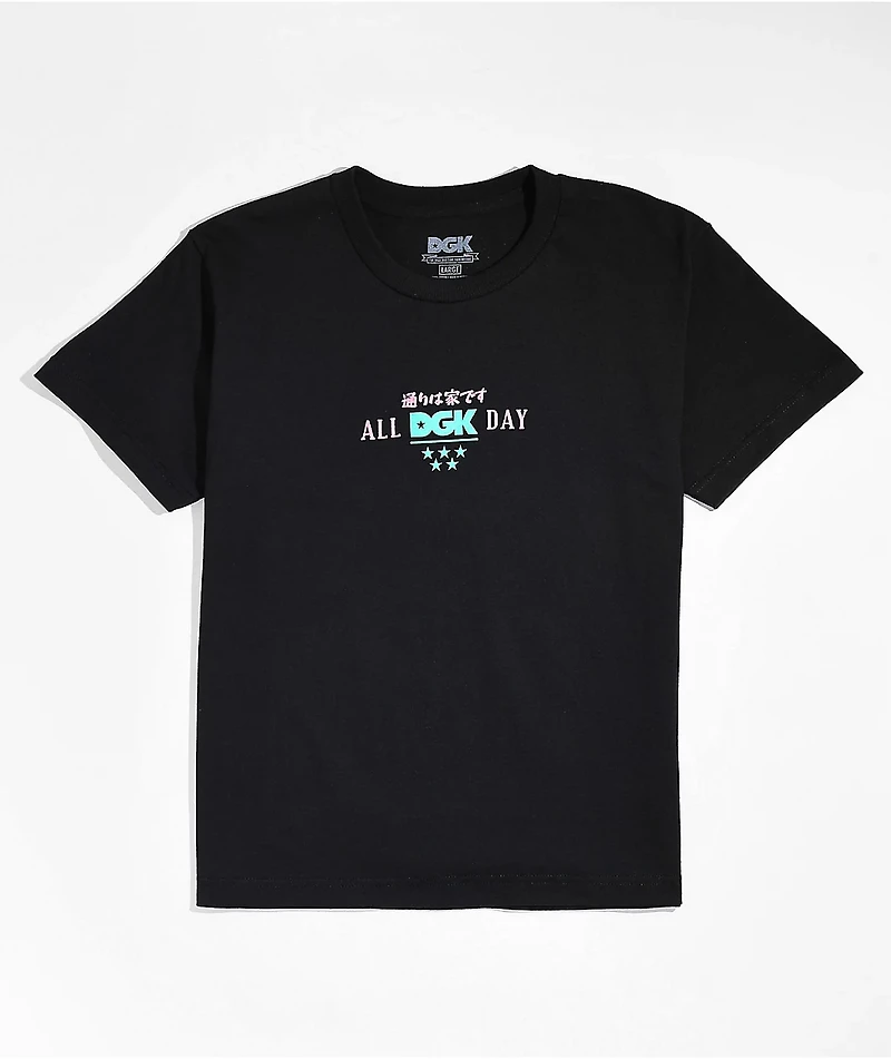 DGK Kids Blossoms Black T-Shirt
