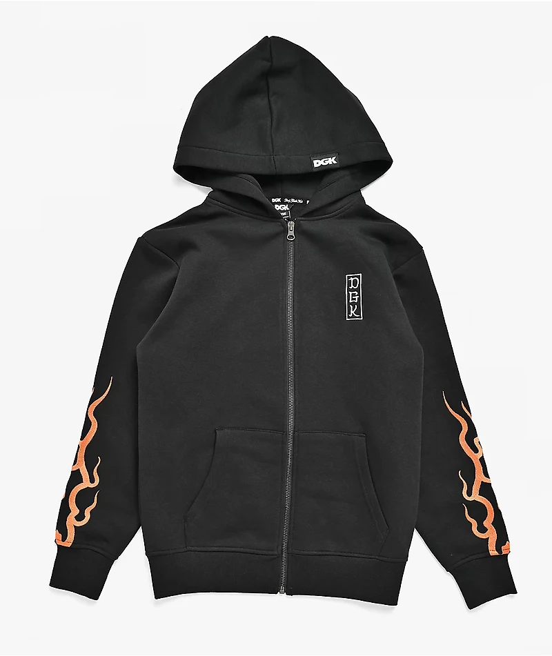 DGK Kids Roamer Black Zip Hoodie