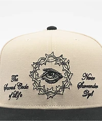 DGK Kingdom Natural & Black Snapback Hat