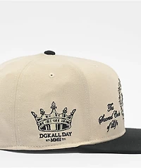 DGK Kingdom Natural & Black Snapback Hat