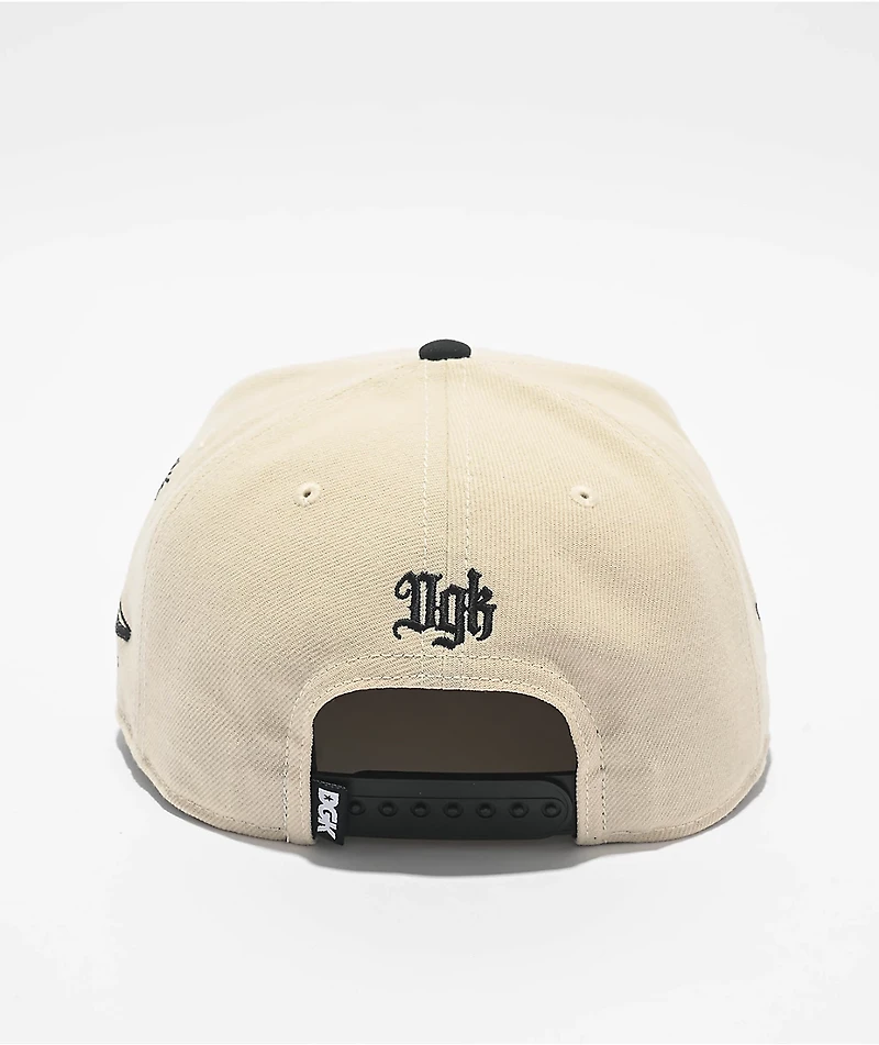 DGK Kingdom Natural & Black Snapback Hat