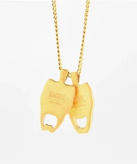 DGK Laugh Now Cry Later 22" Gold Chain Necklace