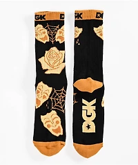 DGK Laugh Now Cry Later Black Crew Socks
