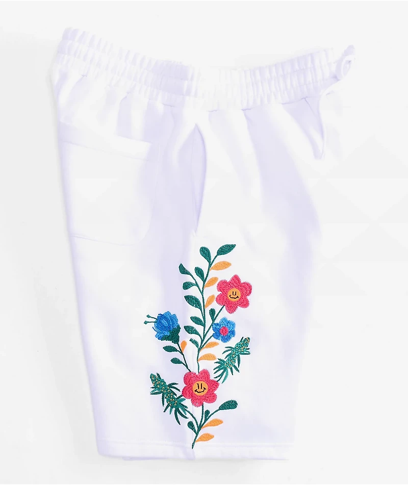 DGK Life White Sweat Shorts