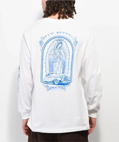 DGK Lo-Side White Long Sleeve T-Shirt