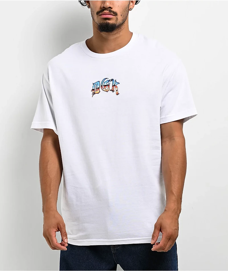 DGK Lost Paradise White T-Shirt