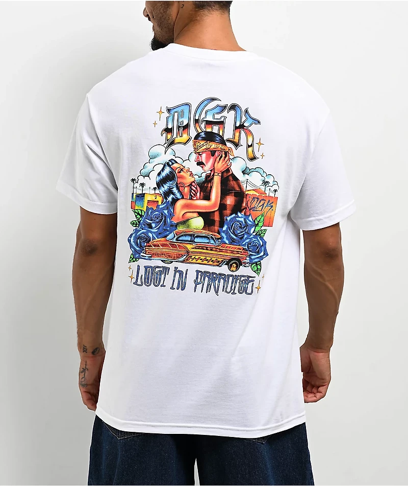 DGK Lost Paradise White T-Shirt