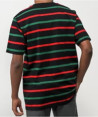 DGK Masked Black Stripe Knit T-Shirt