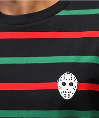 DGK Masked Black Stripe Knit T-Shirt