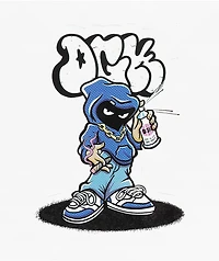 DGK Menace Sticker