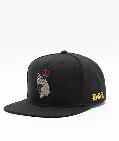 DGK Mercy Black Snapback Hat