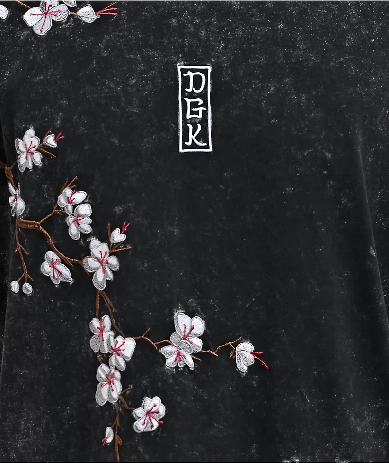 DGK Midnight Black Wash Heavyweight T-Shirt