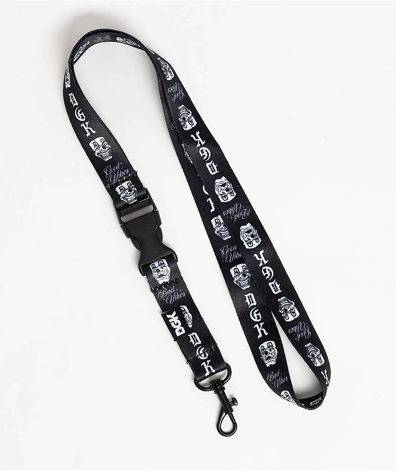 DGK Mindset Black Lanyard