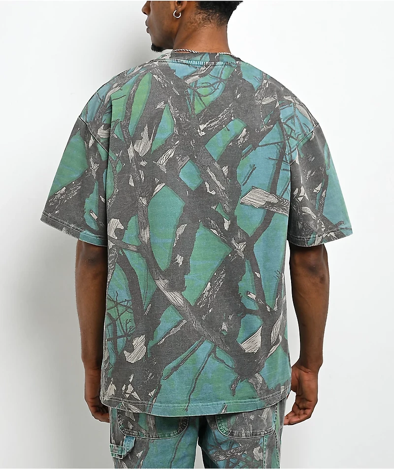 DGK Mint Timber Green Wash Boxy T-Shirt