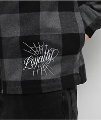 DGK Monterey Black Hooded Flannel Jacket
