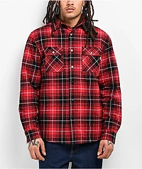 DGK Muerte Red Flannel Shirt Jacket