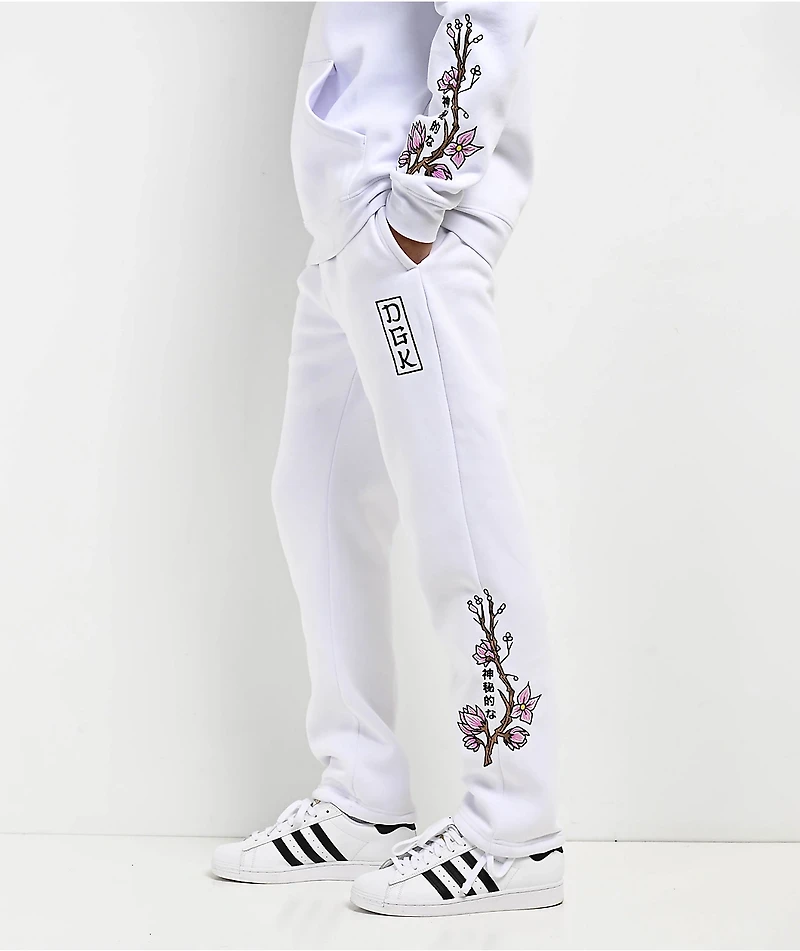 DGK Mystical White Sweatpants