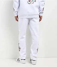 DGK Mystical White Sweatpants