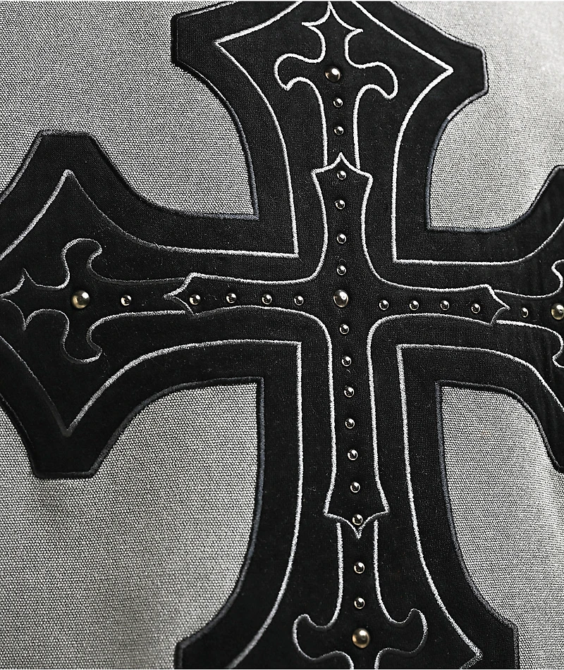 DGK Noble Black Wash Hooded Canvas Work Jacket