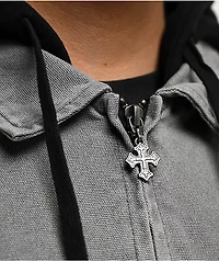 DGK Noble Black Wash Hooded Canvas Work Jacket