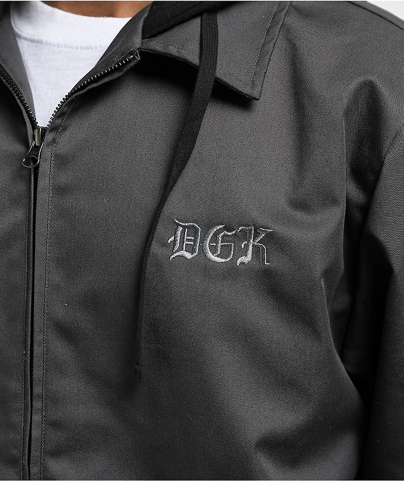 DGK Nuestra Charcoal Hooded Jacket