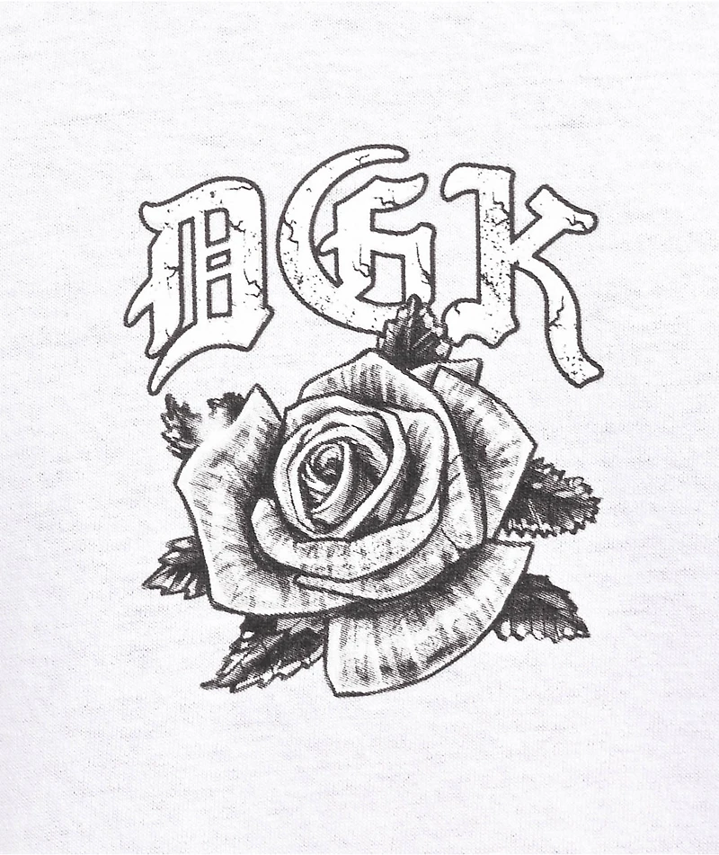 DGK Nuestra White Long Sleeve T-Shirt