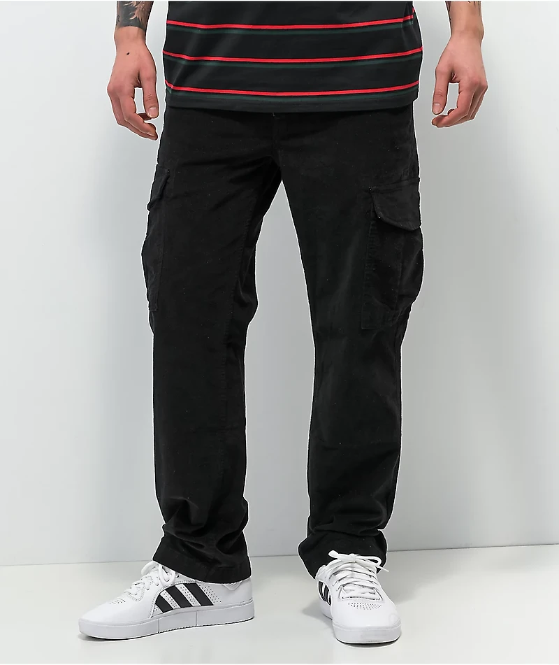 DGK O.G.S. Black Corduroy Cargo Pants