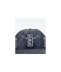 DGK Oceans Splatter Indigo Wash Snapback Hat