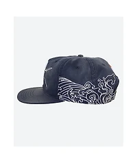 DGK Oceans Splatter Indigo Wash Snapback Hat