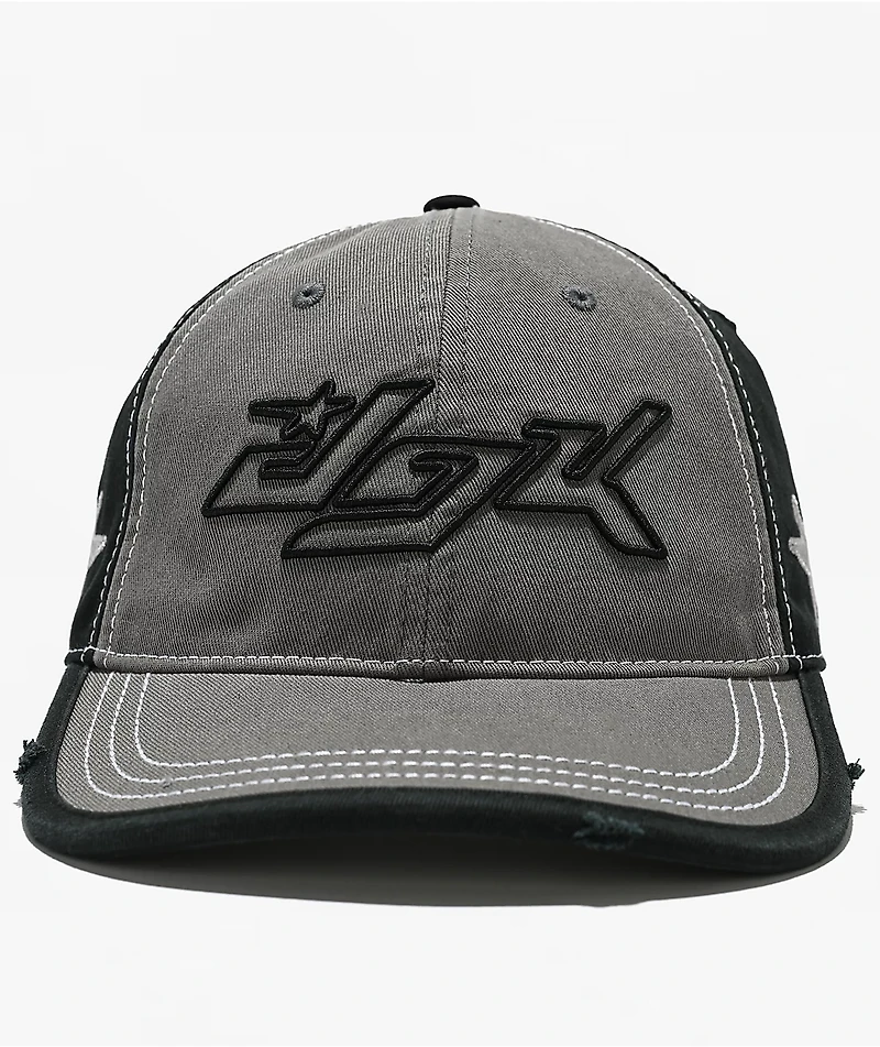 DGK Omega Distressed Grey Snapback Hat