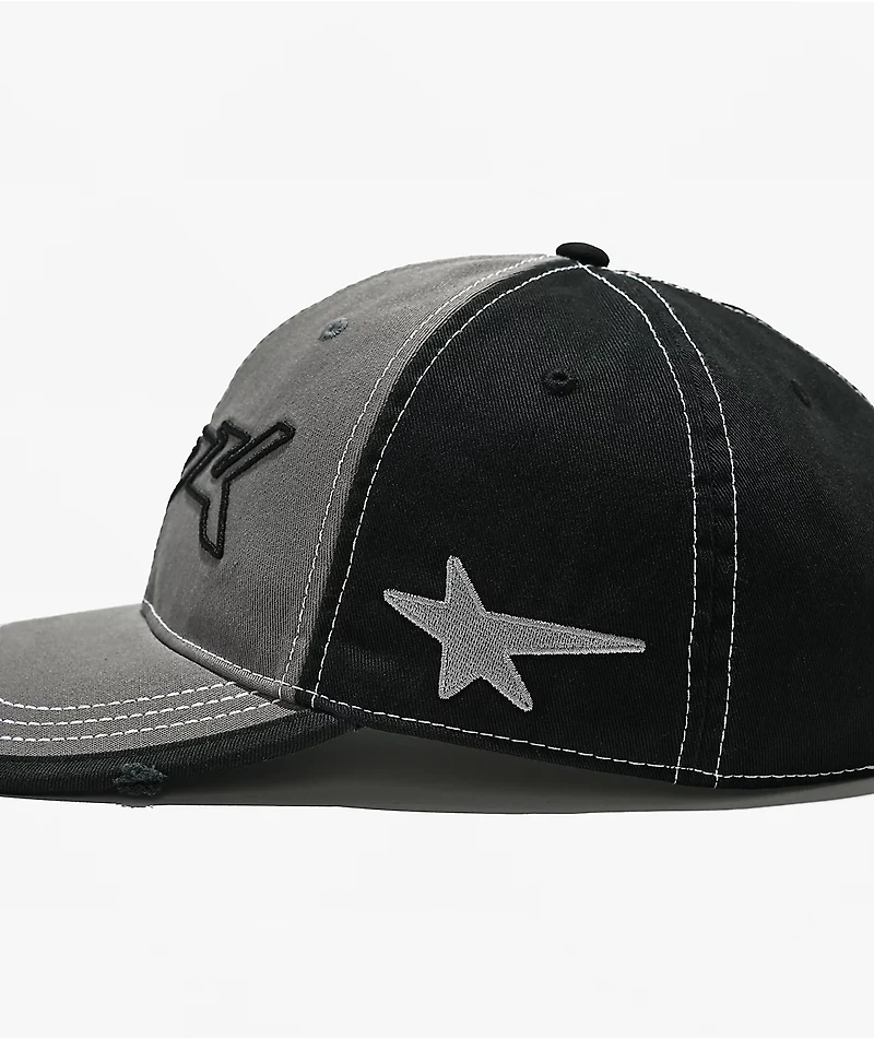 DGK Omega Distressed Grey Snapback Hat