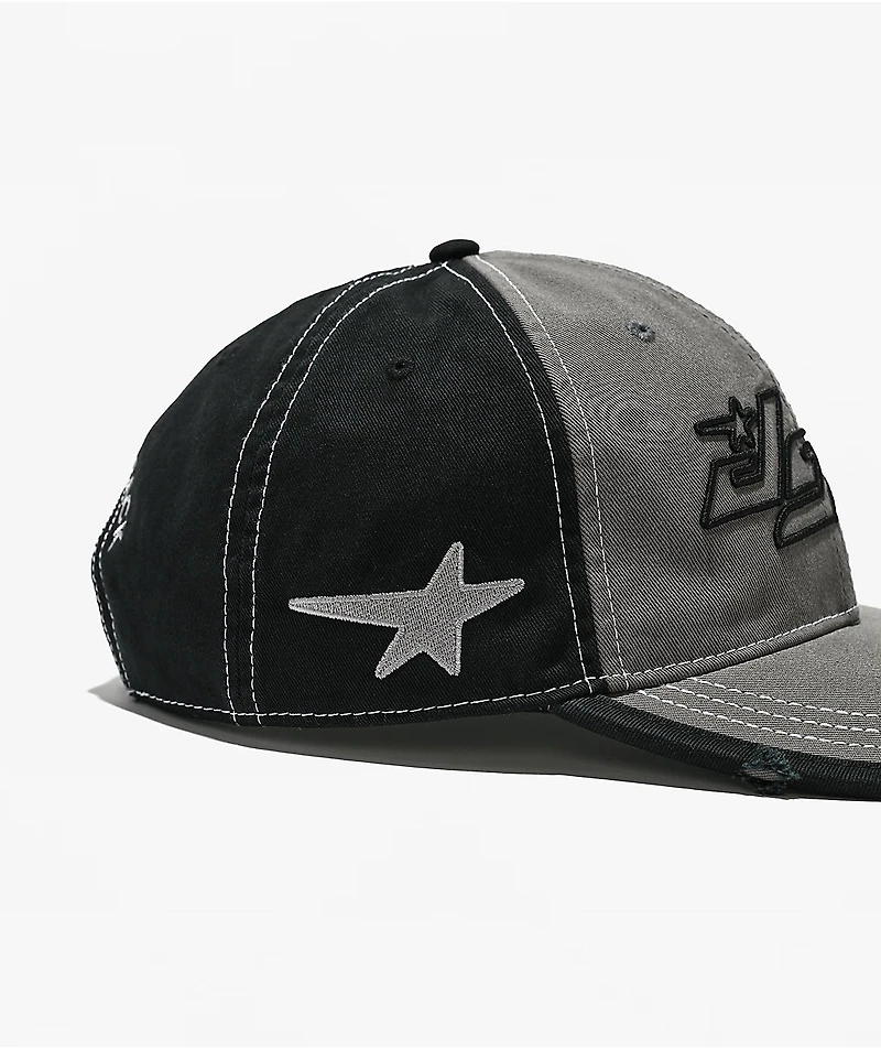 DGK Omega Distressed Grey Snapback Hat