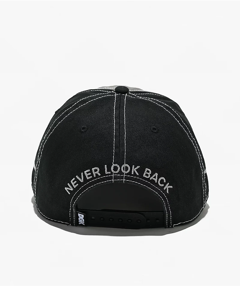 DGK Omega Distressed Grey Snapback Hat