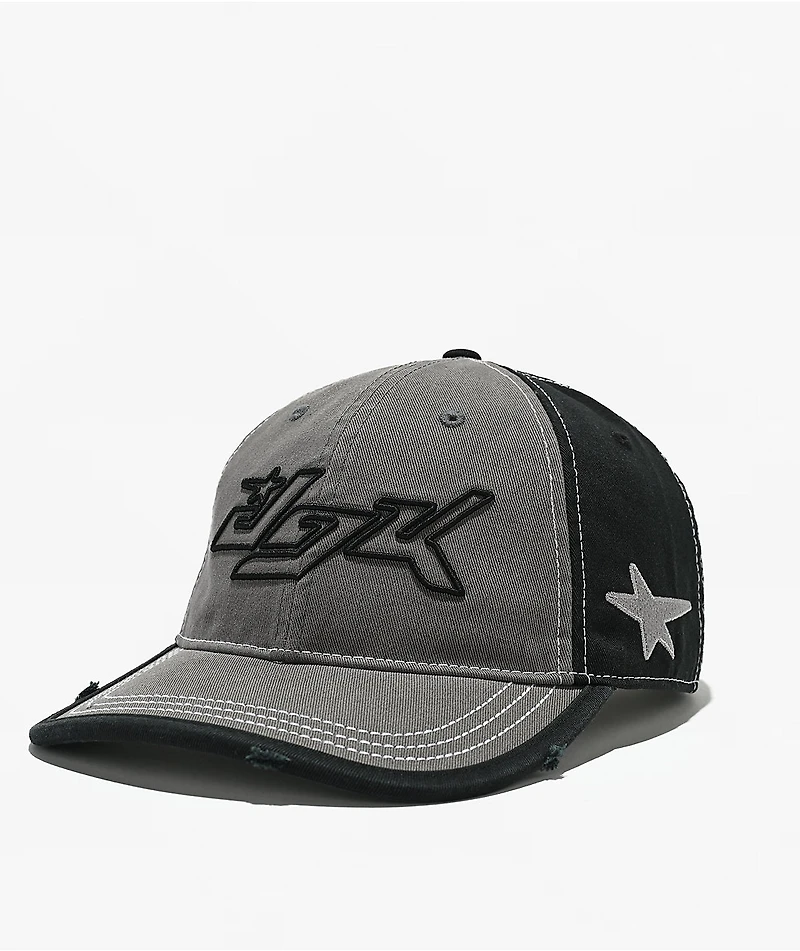 DGK Omega Distressed Grey Snapback Hat