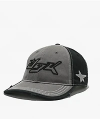 DGK Omega Distressed Grey Snapback Hat