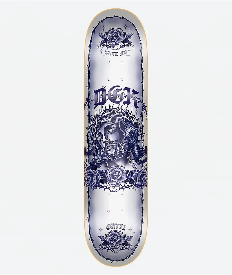 DGK Ortiz Save Us 8.5" Skateboard Deck