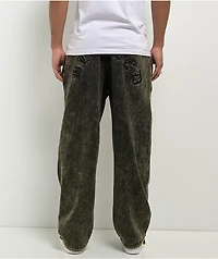 DGK Our Lady Fleece Black Wash Sweatpants