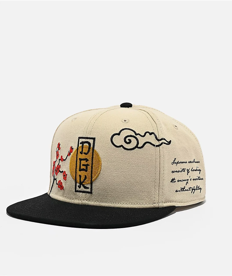 DGK Patience Natural & Black Snapback Hat