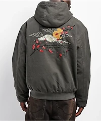 DGK Patience Olive Hooded Canvas Jacket