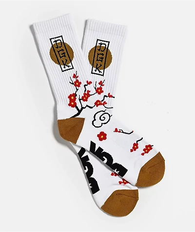 DGK Patience White Crew Socks