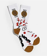 DGK Patience White Crew Socks