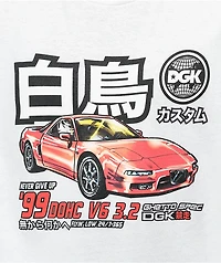 DGK Pole Position White Long Sleeve T-Shirt