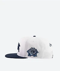 DGK Pray White & Navy Snapback Hat